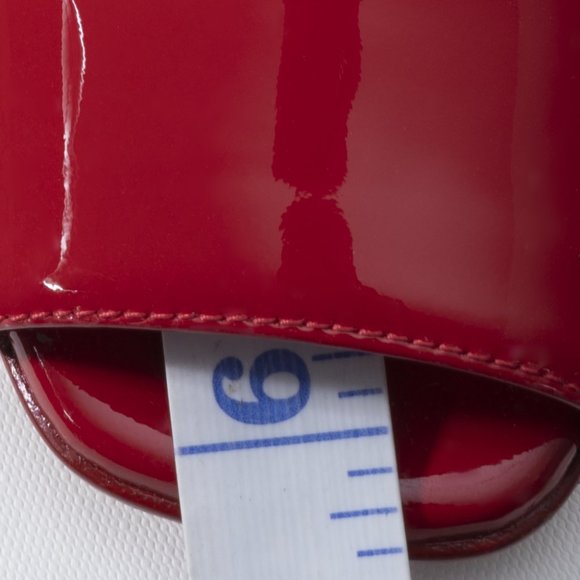 NIB Philosophy Di Lorenzo Serafini wrap Sandal in red-patent leather - Picture 12 of 12